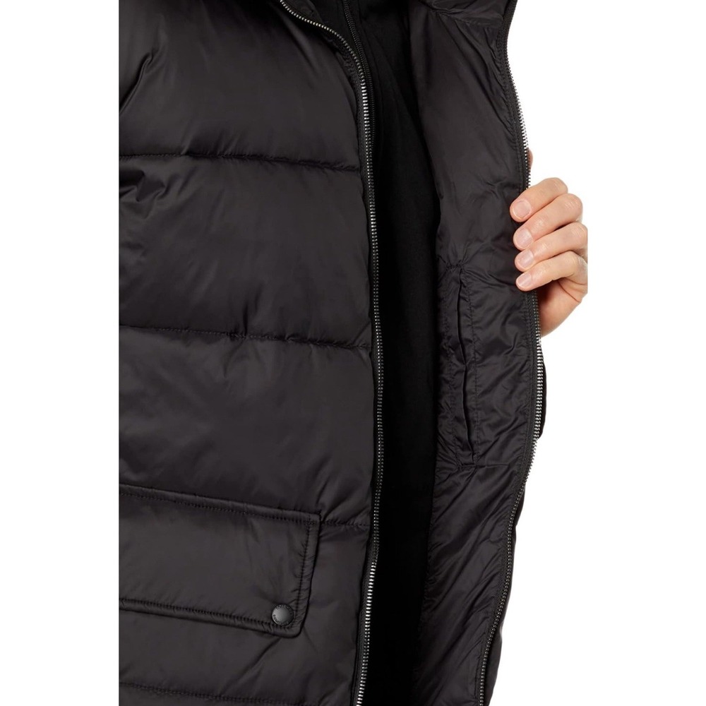 Cole Haan Puffer Jacket‎ With Bib Men's Size Small Black New - Picture 3 of 7